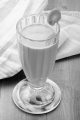 healthy organic carrot and turnip cocktail on a table